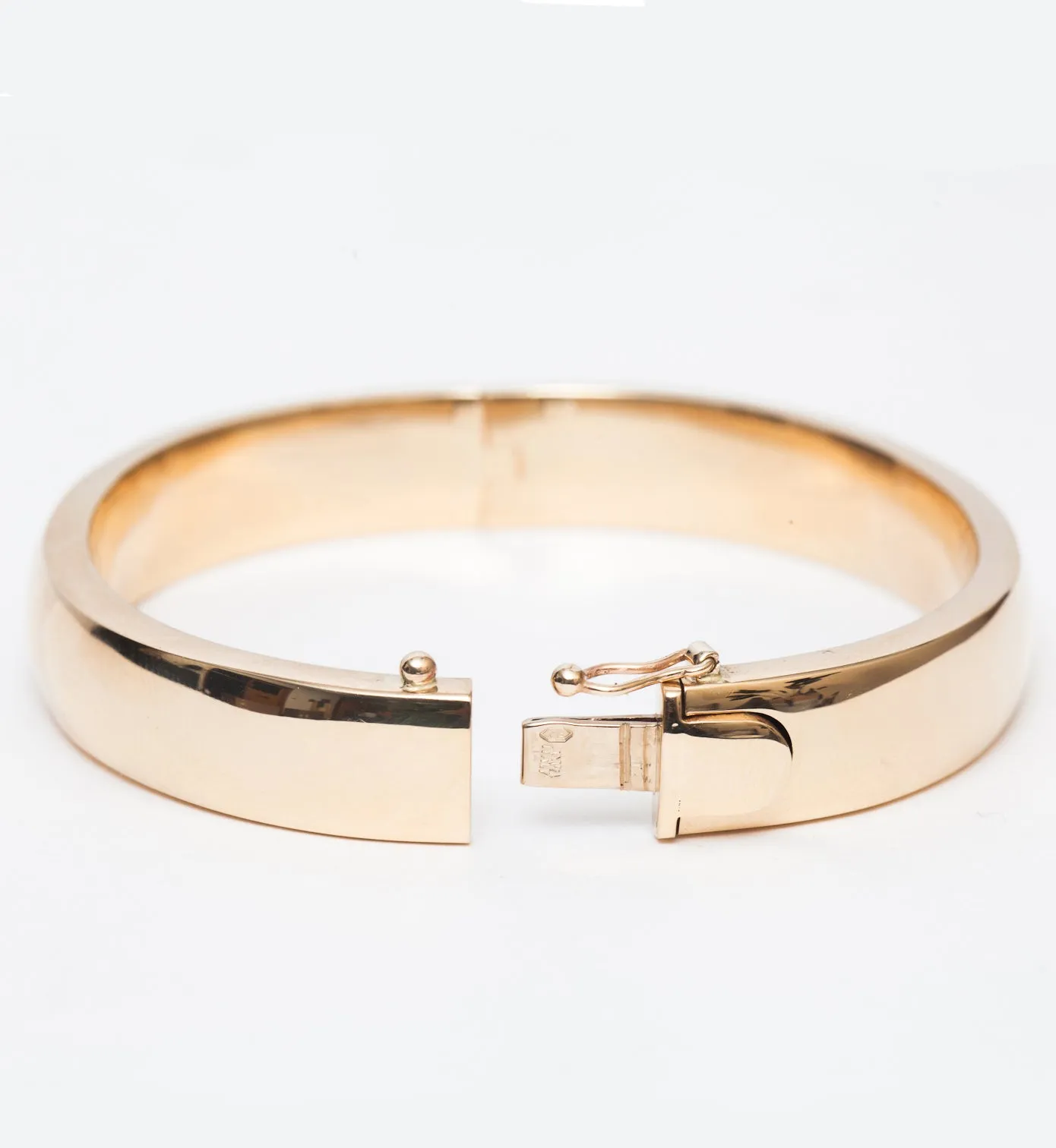 10 mm Square Plain Bangle