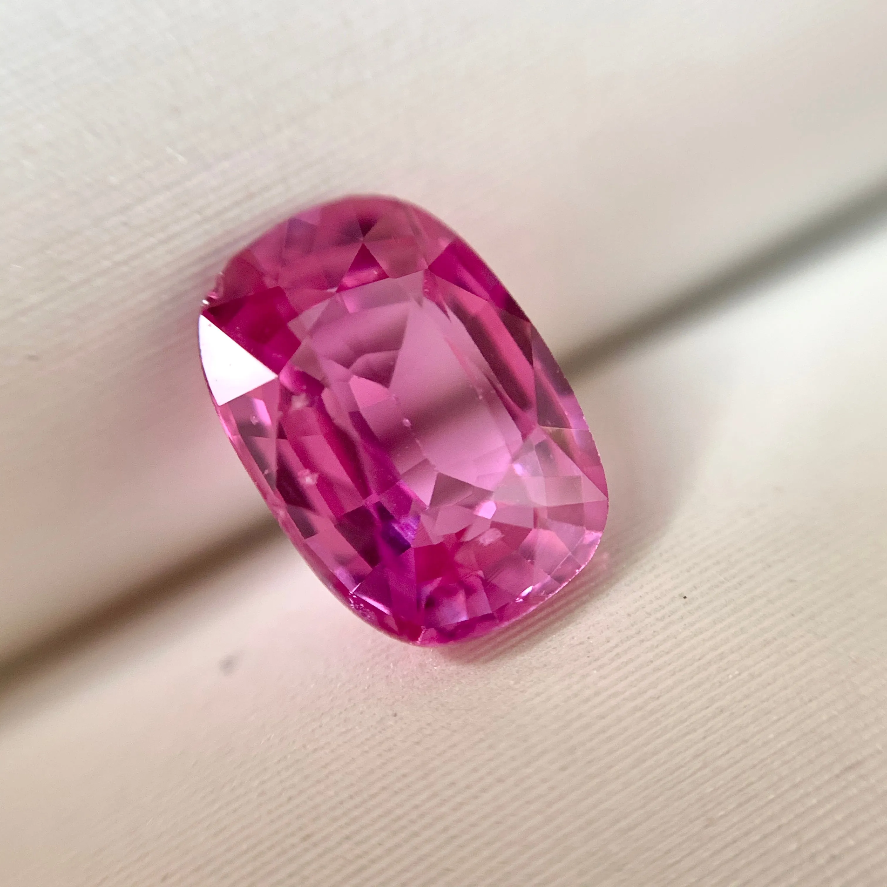 1.20ct Cushion Natural Pink Sapphire No.12007