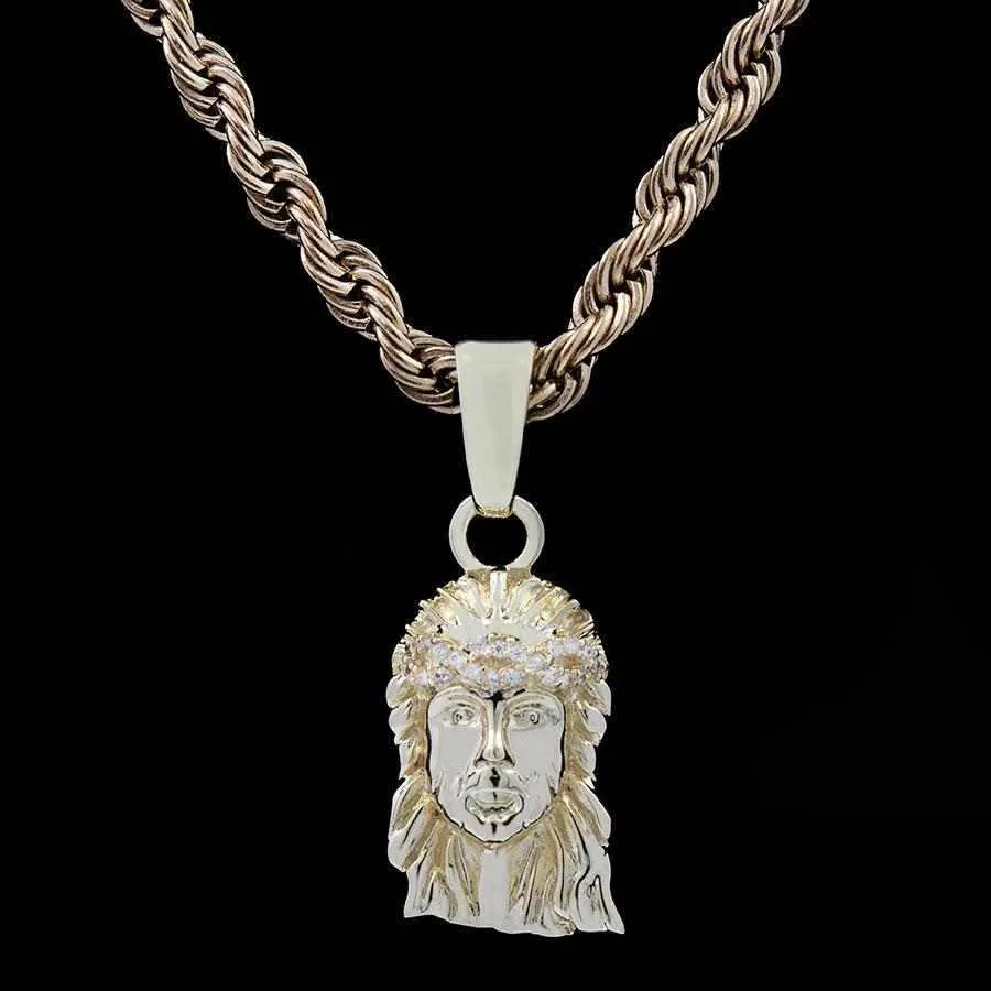 18k Vermeil Jesus Pendant