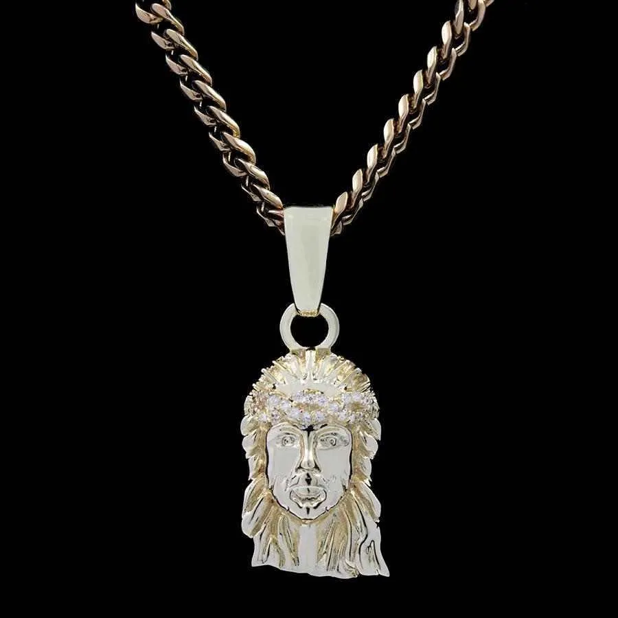 18k Vermeil Jesus Pendant