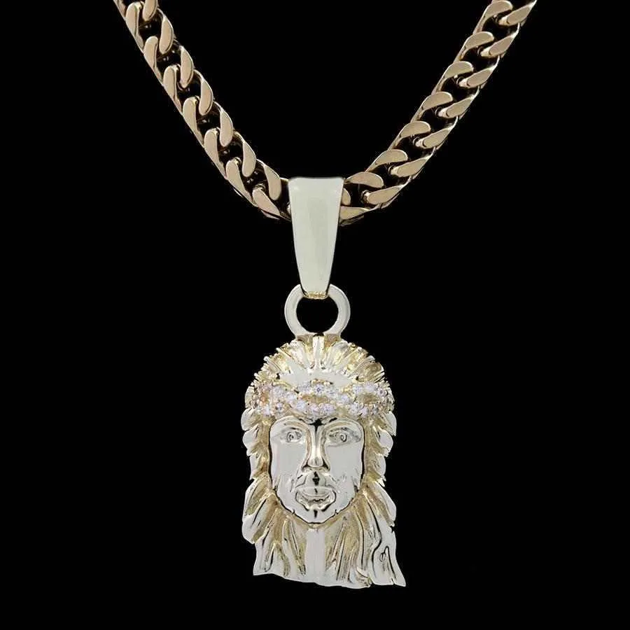 18k Vermeil Jesus Pendant