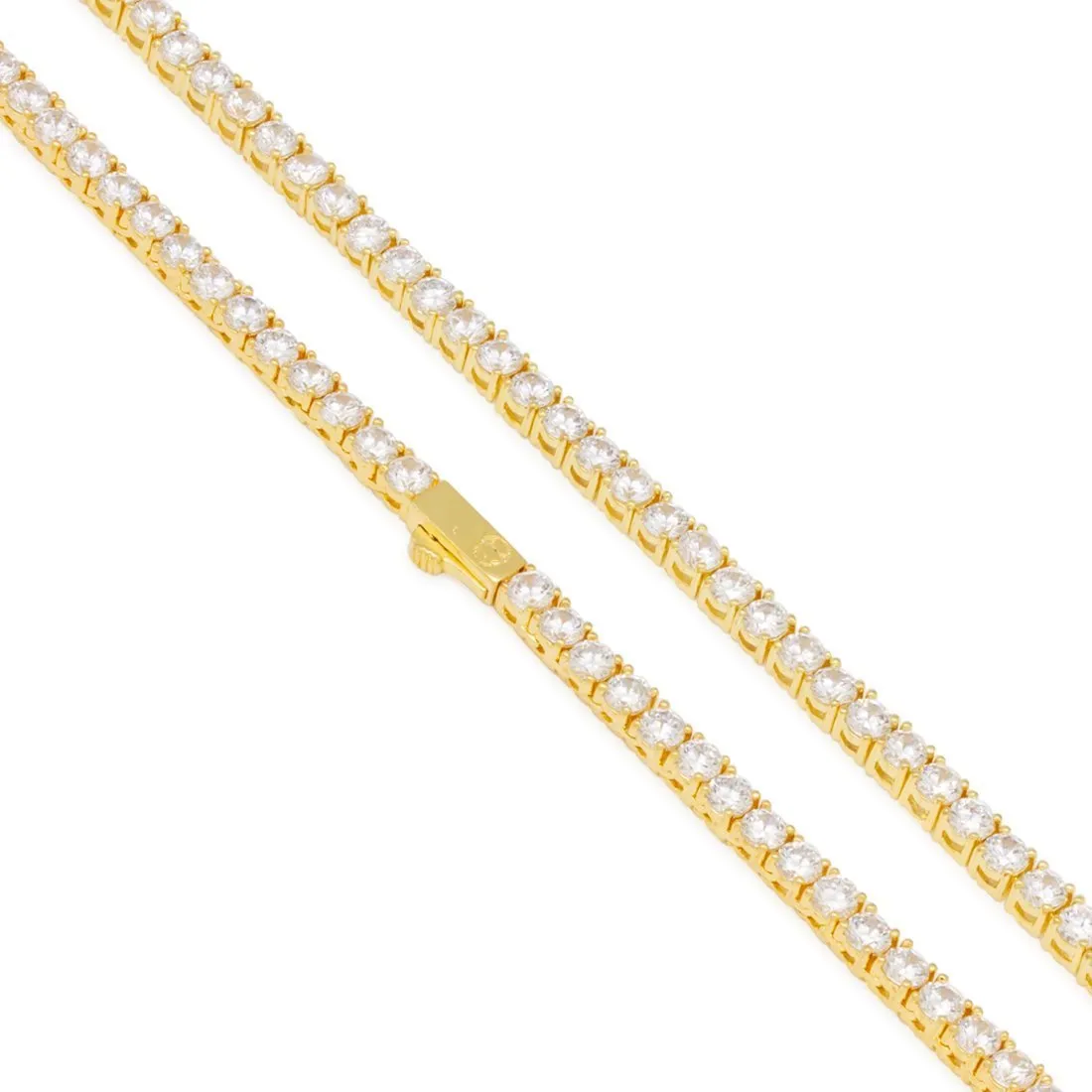 4mm Tennis Chain Choker Set