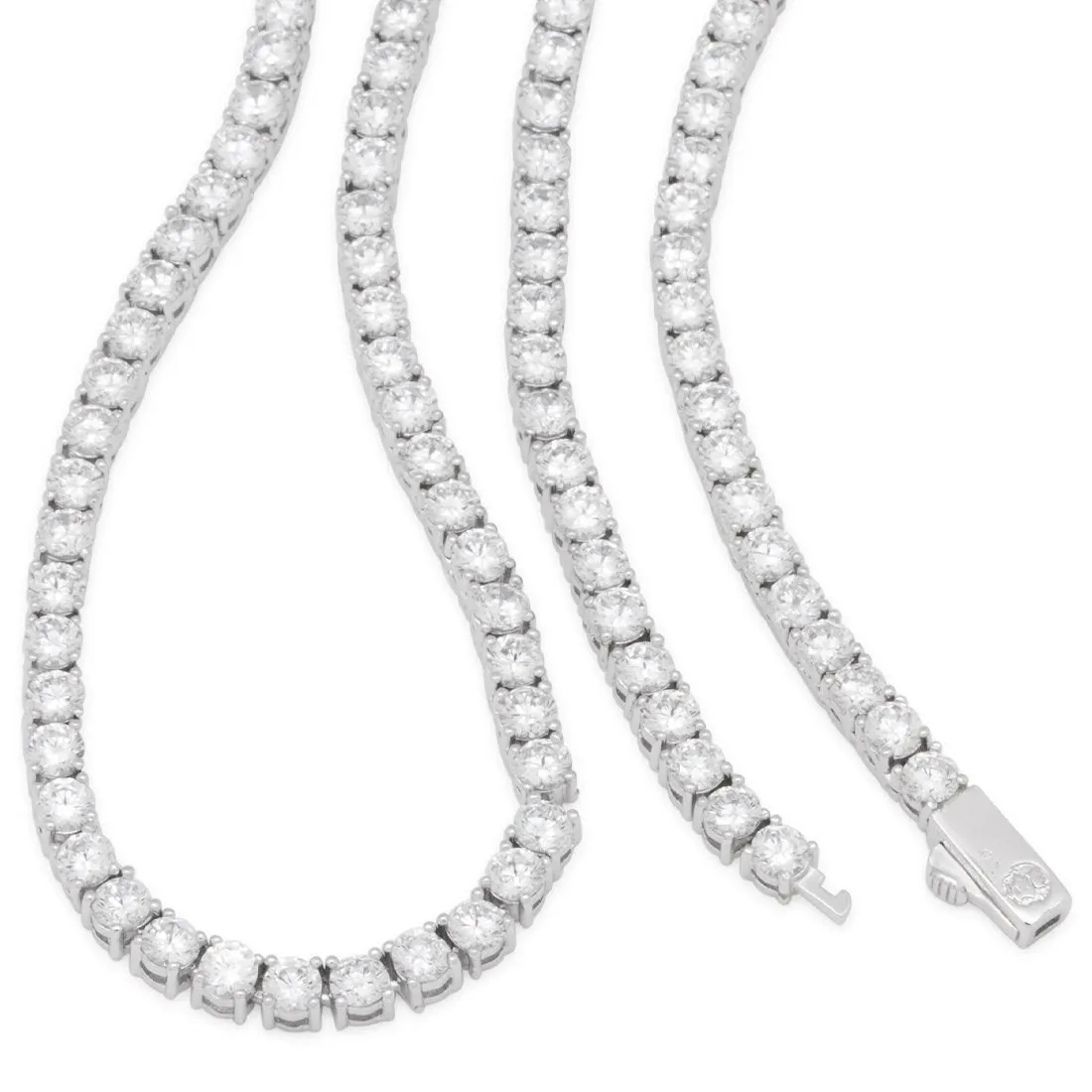 4mm Tennis Chain Choker Set