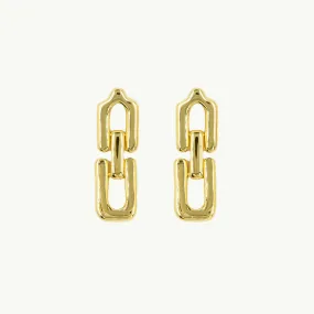 AGNES DROP EARRINGS GOLD