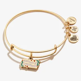 'Attitude of Gratitude' Charm Bangle