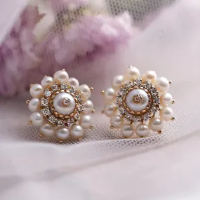 Audrey Snow Ear Studs