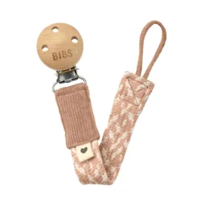 BIBS Pacifier Clip - Blush/Ivory