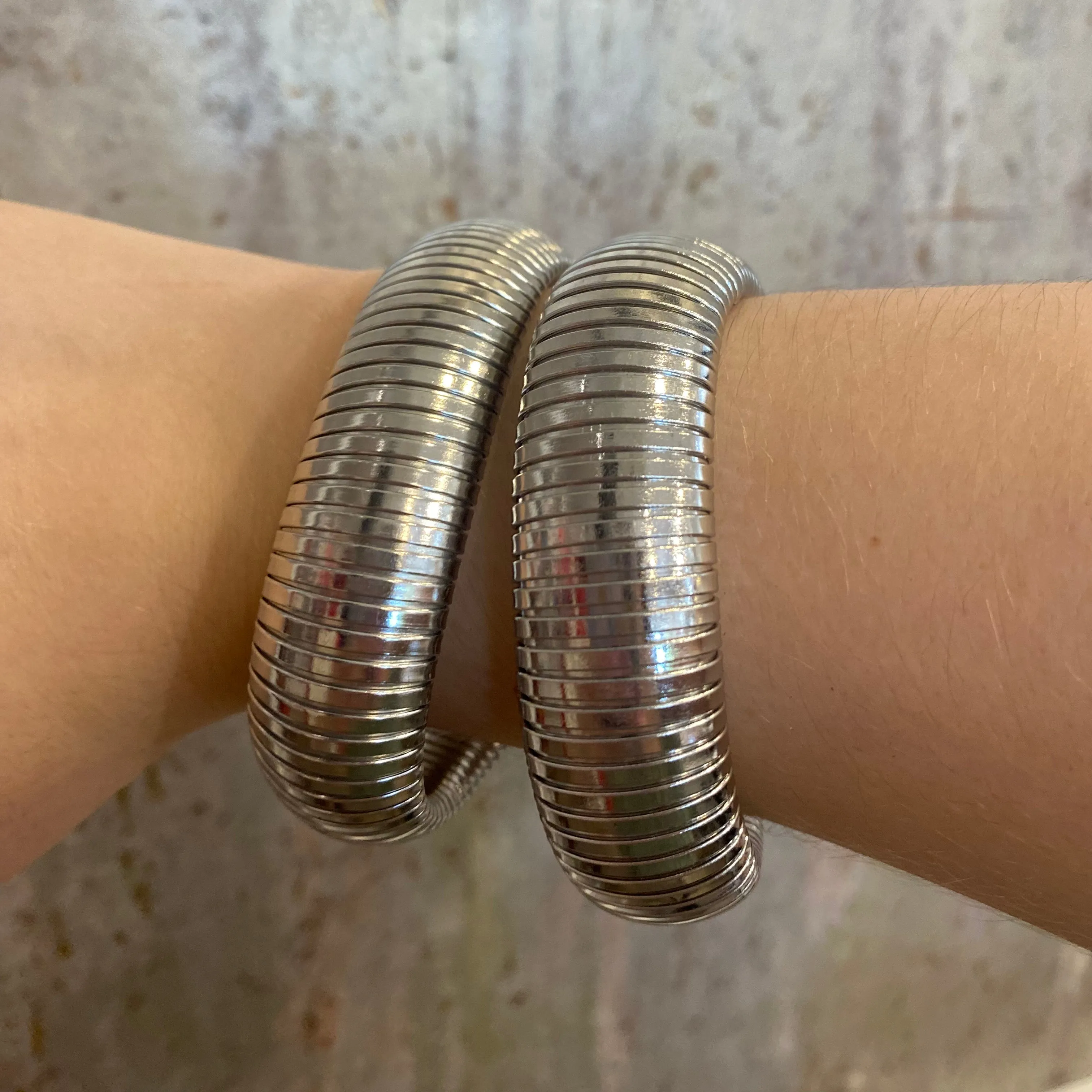 Big and Bold Herringbone Bangle