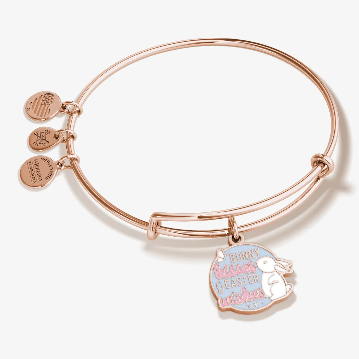 'Bunny Kisses & Easter Wishes' Charm Bangle