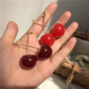 Cherry Drop Earrings 🍒