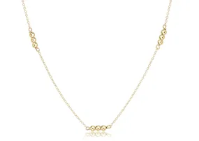 choker joy simplicity chain gold - 3mm gold