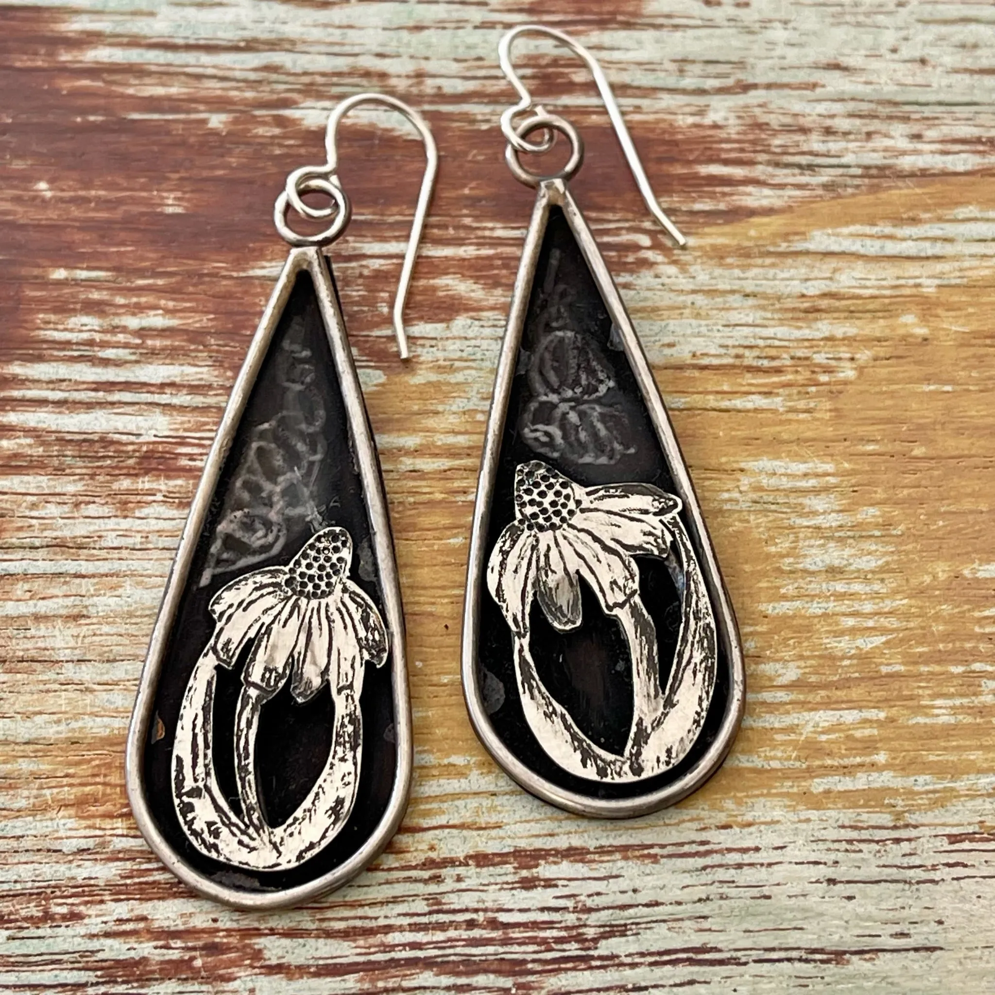 Coneflower Earrings