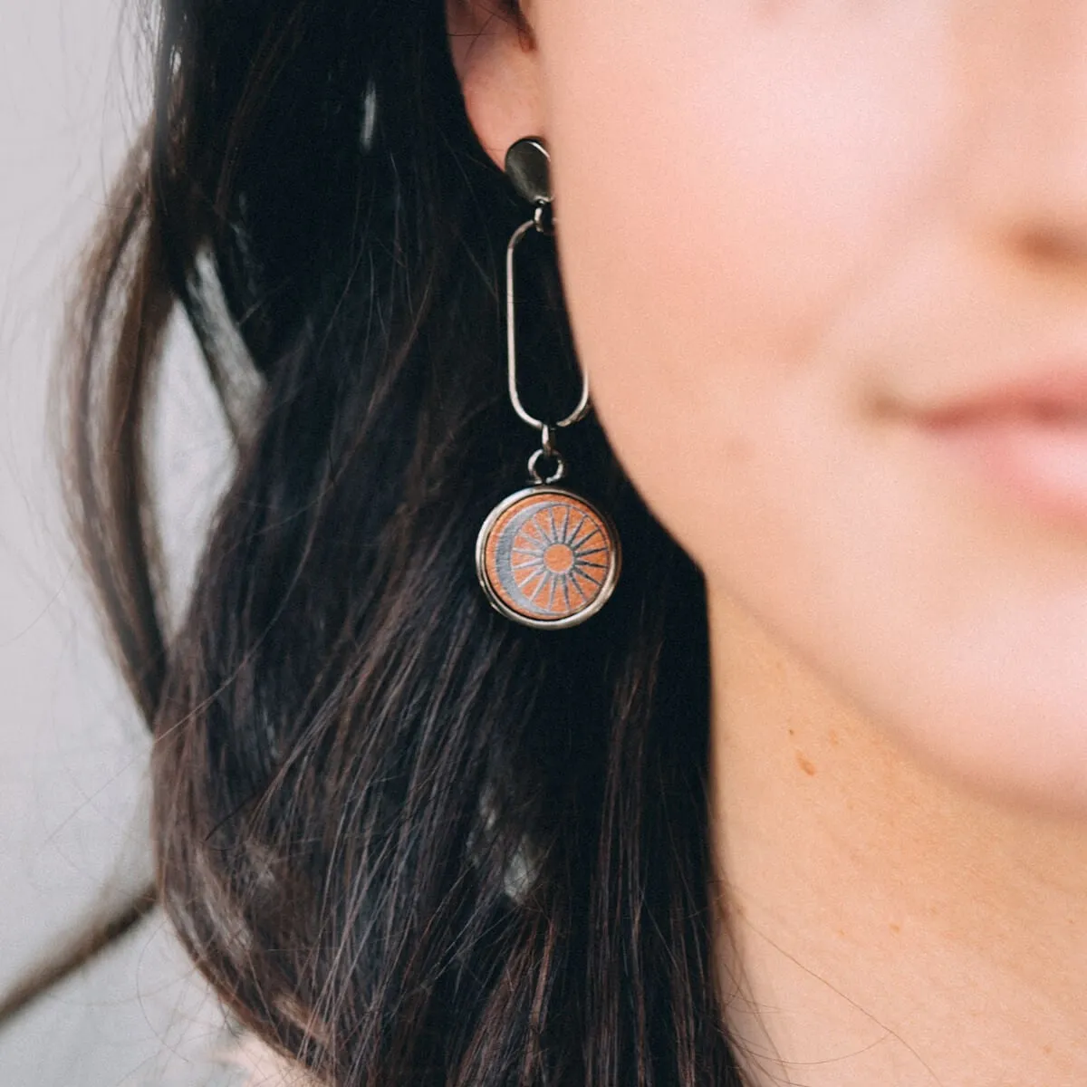 Cosmic Balance Drop Earrings