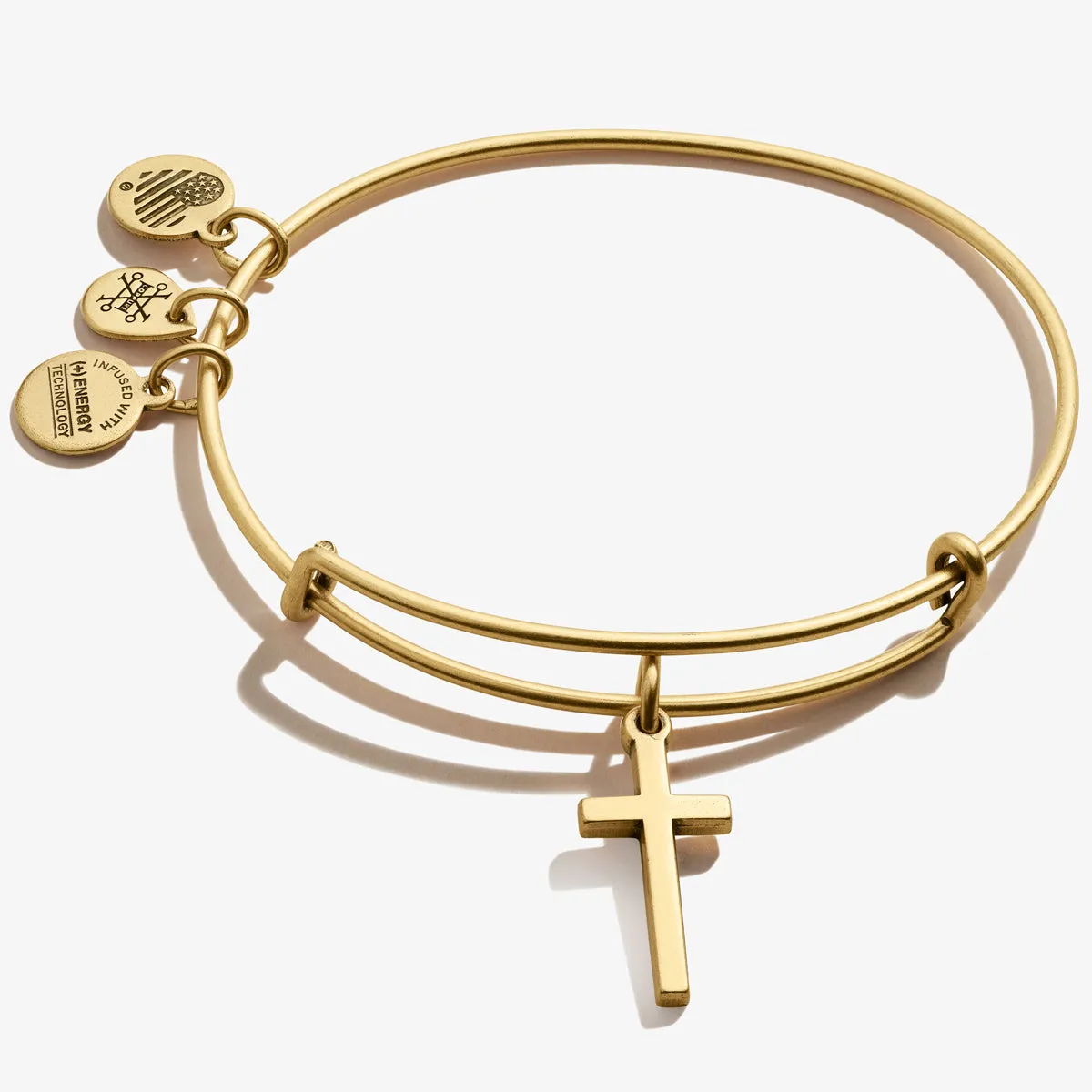 Cross Charm Bangle