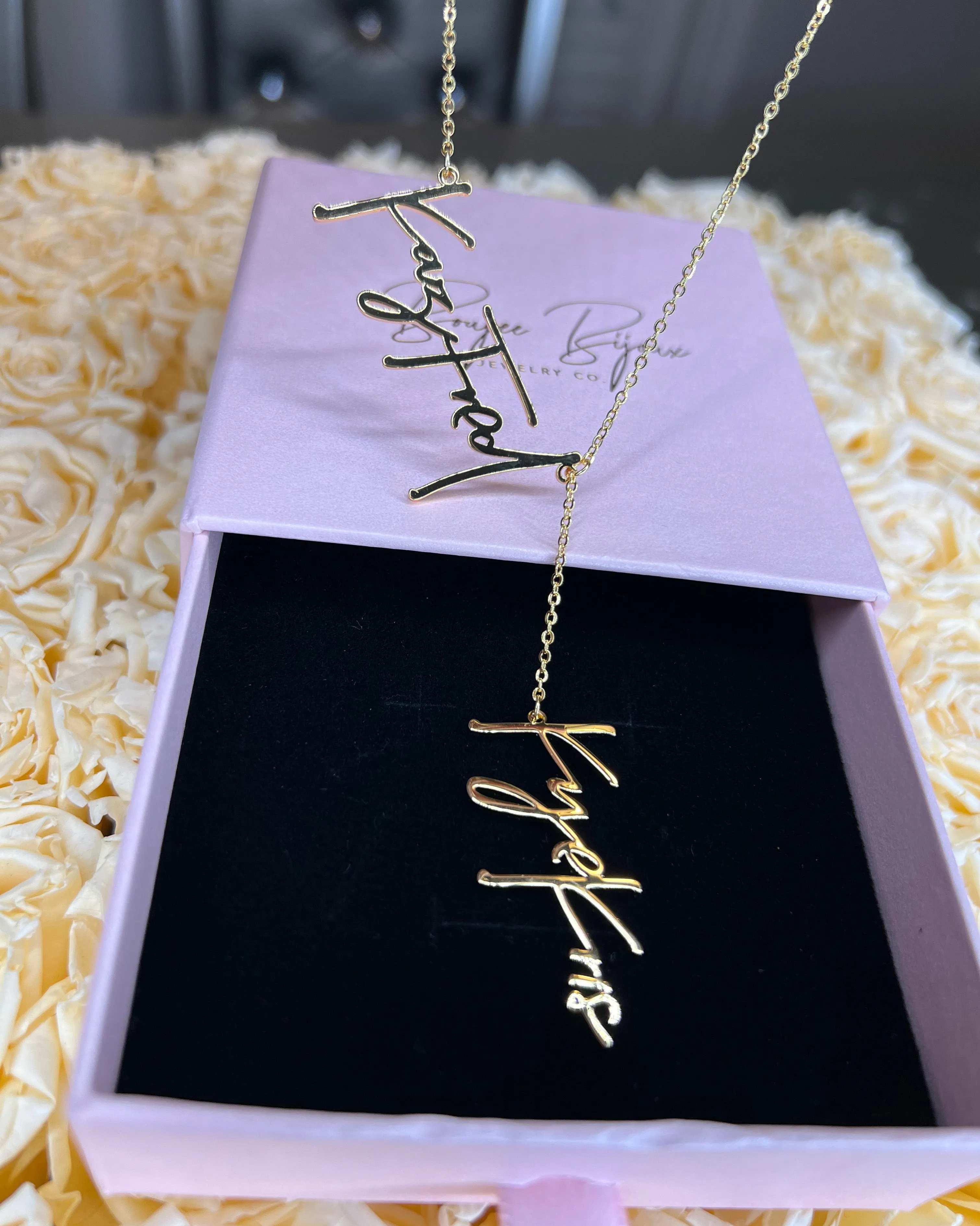 Custom Name Drop Necklace