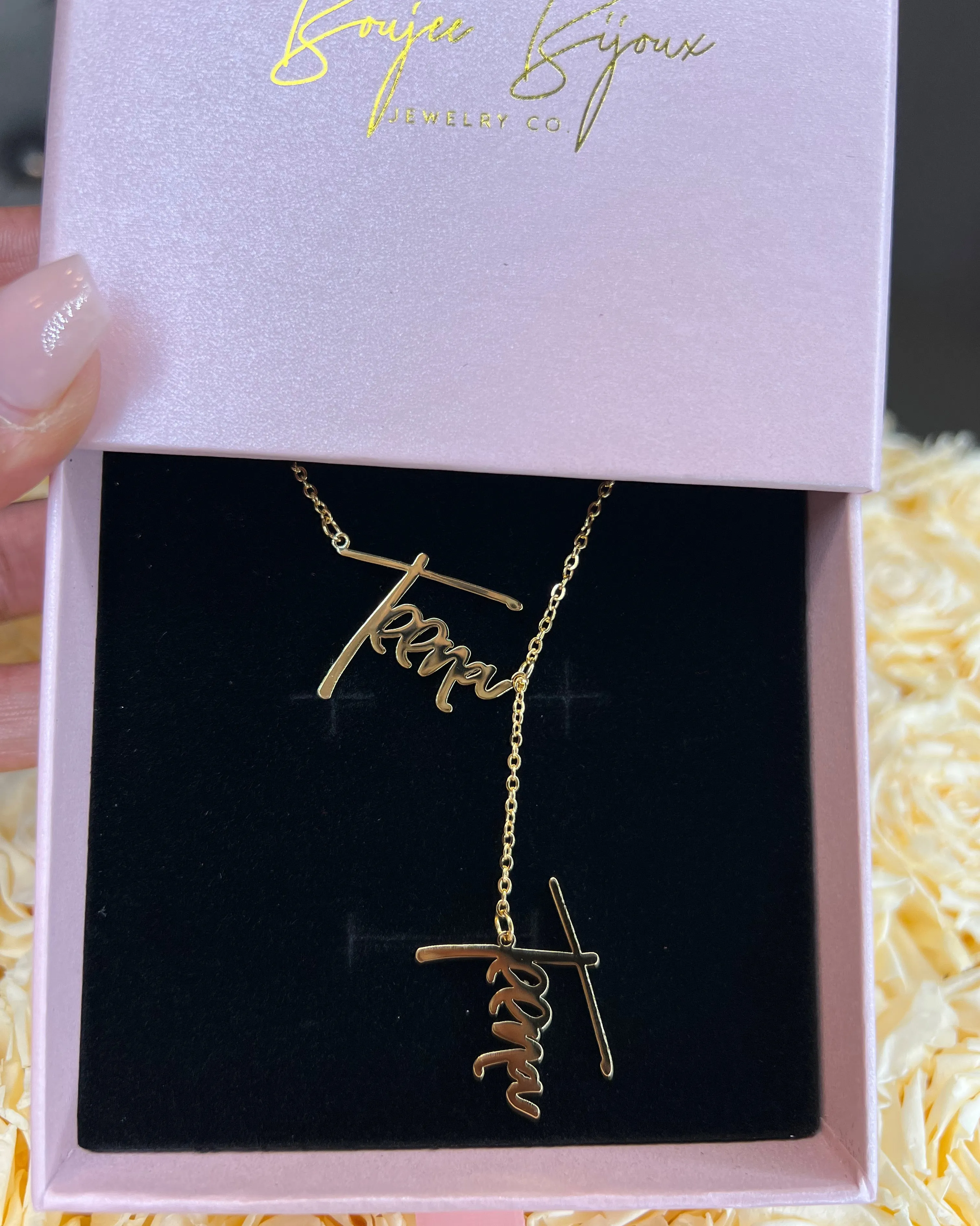 Custom Name Drop Necklace