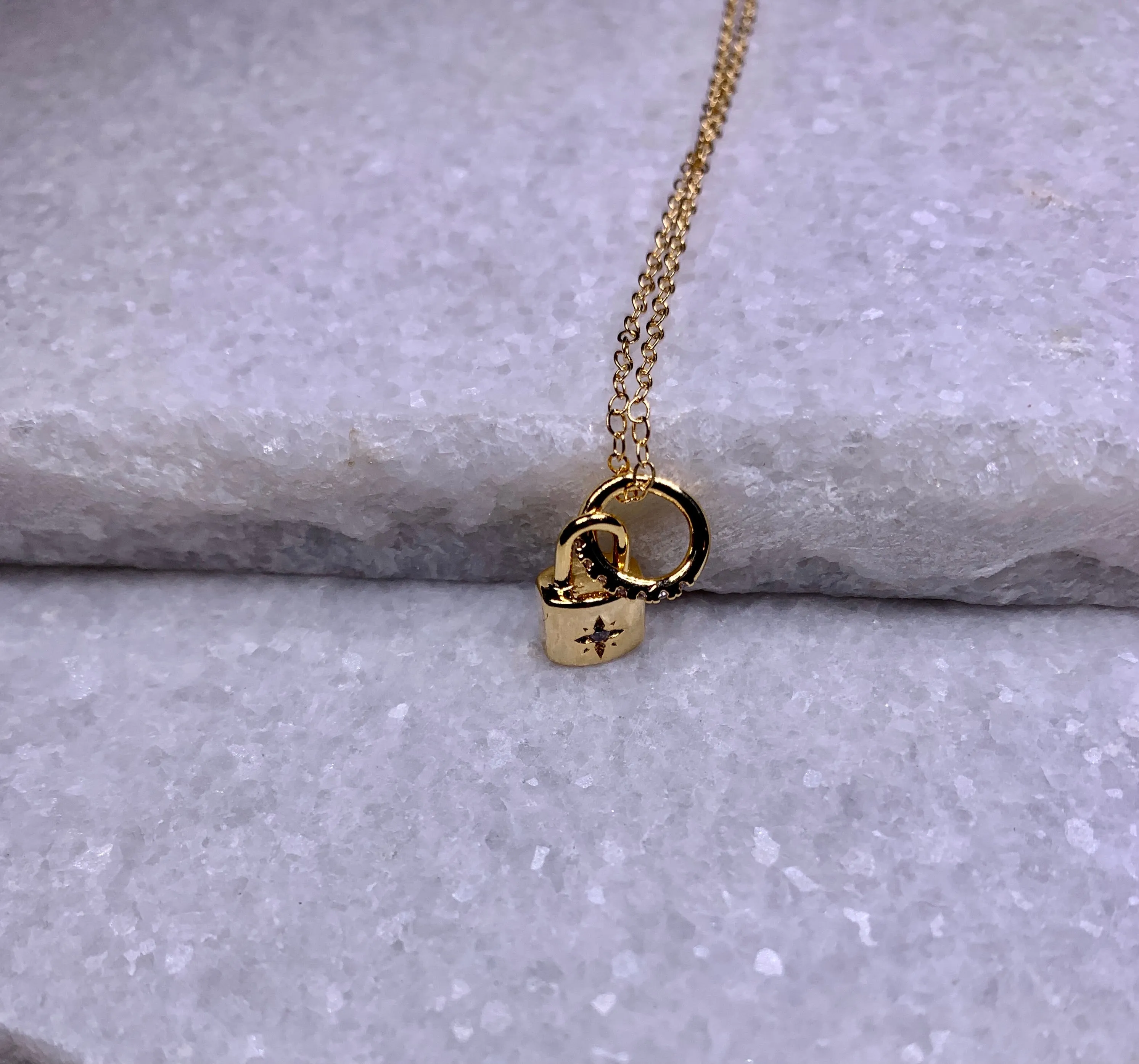 Davie Lock Necklace