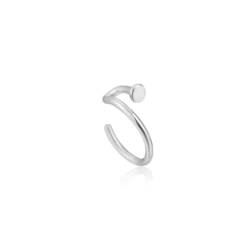 Dot Ear Cuff - Silver