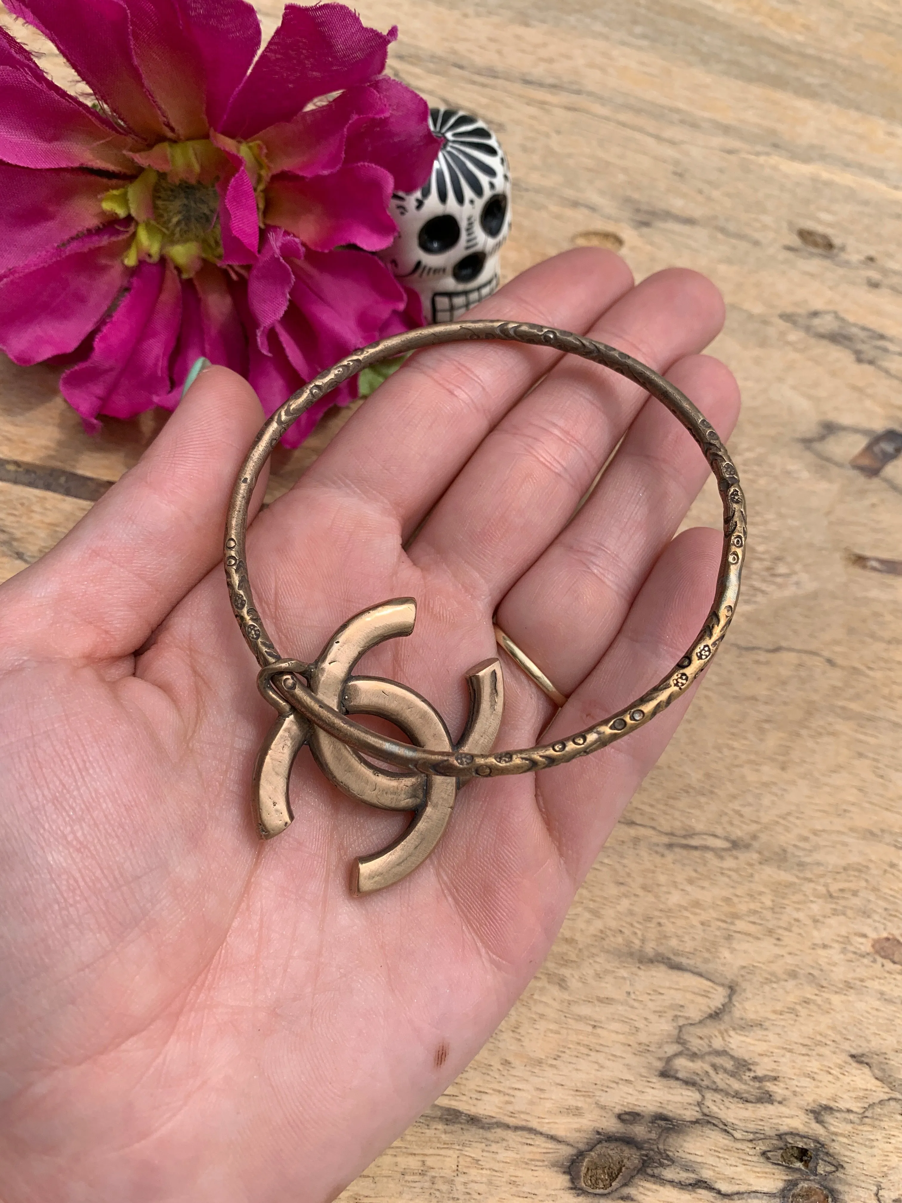 Double C Charm Bangle