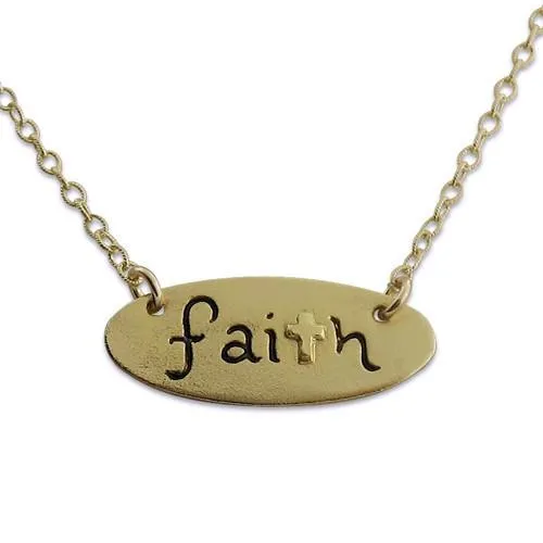 Faith Pendant Necklace