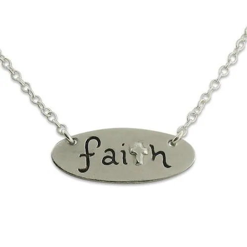 Faith Pendant Necklace