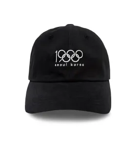 FIVE RINGS OF '88 DAD HAT (BLACK)