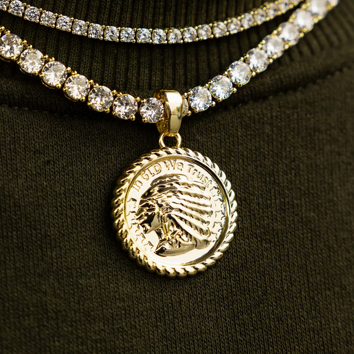 GLD Chief Coin Pendant