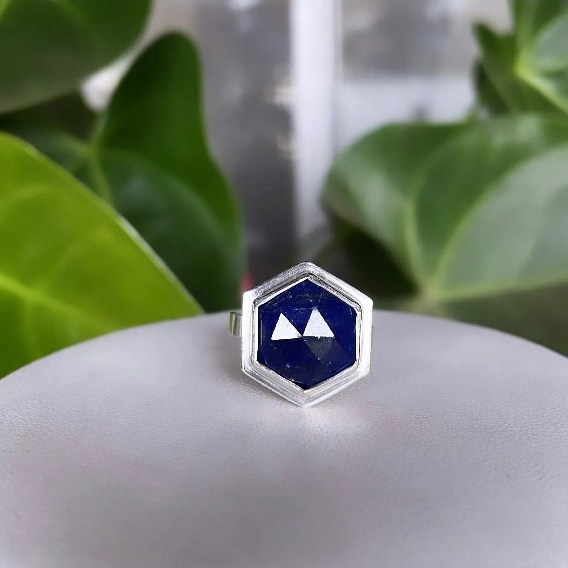 Hex Lapis Ring