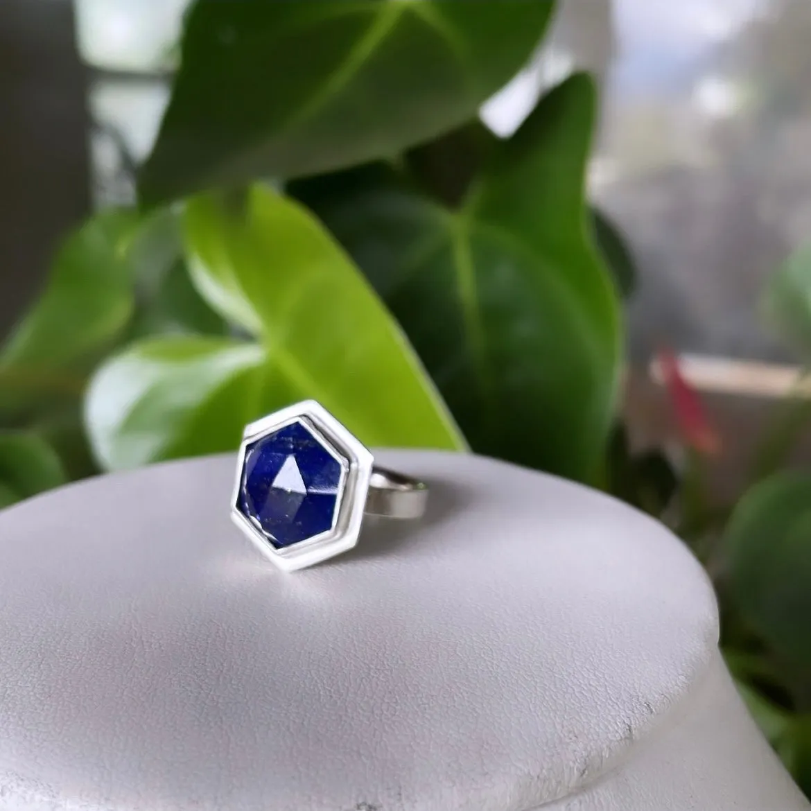 Hex Lapis Ring