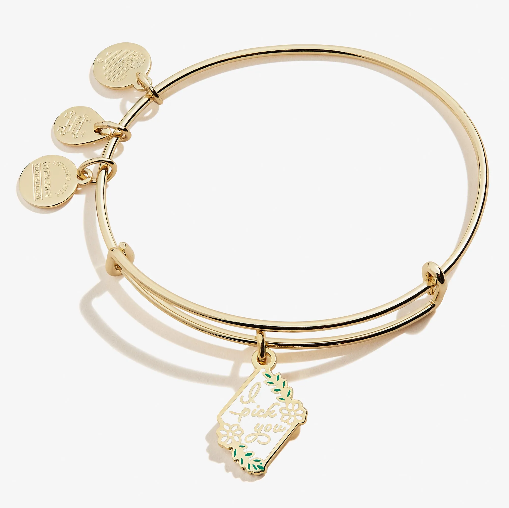 'I Pick You' Charm Bangle