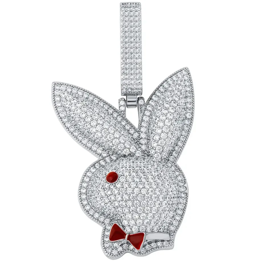 Iced Out Bunny Pendant