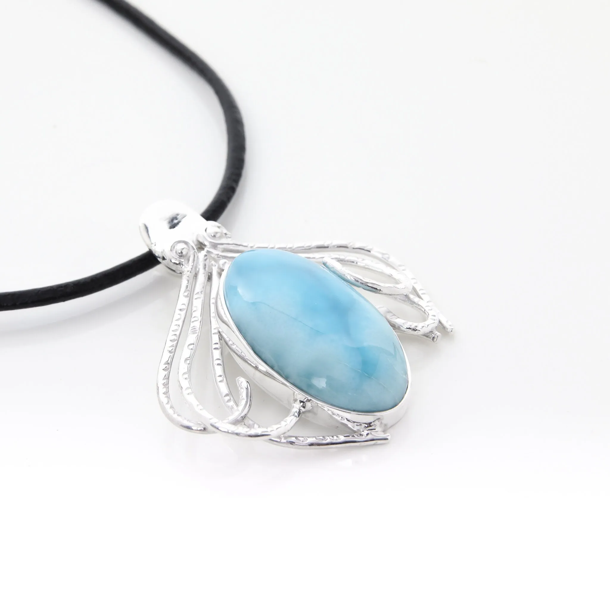 Larimar Octopus Pendant Lorraine