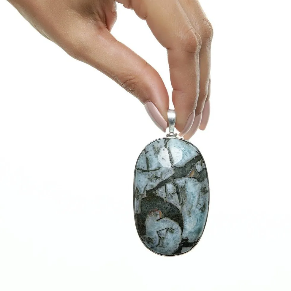 Larimar Specimen Pendant Ismail