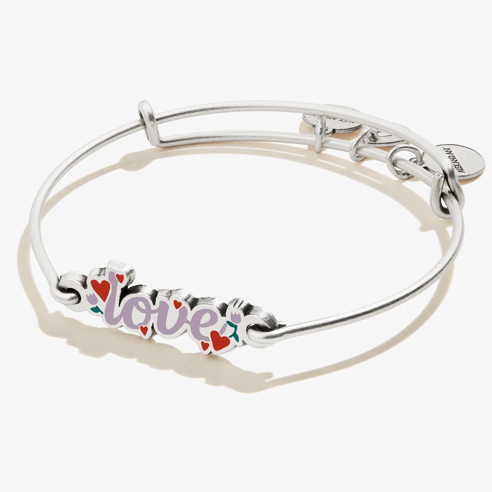 'Love' Inline Charm Bangle