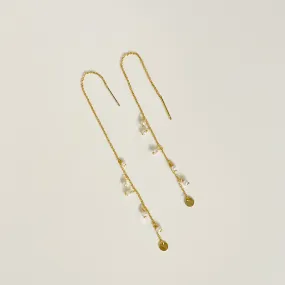 Macha Pearl Ear Threaders