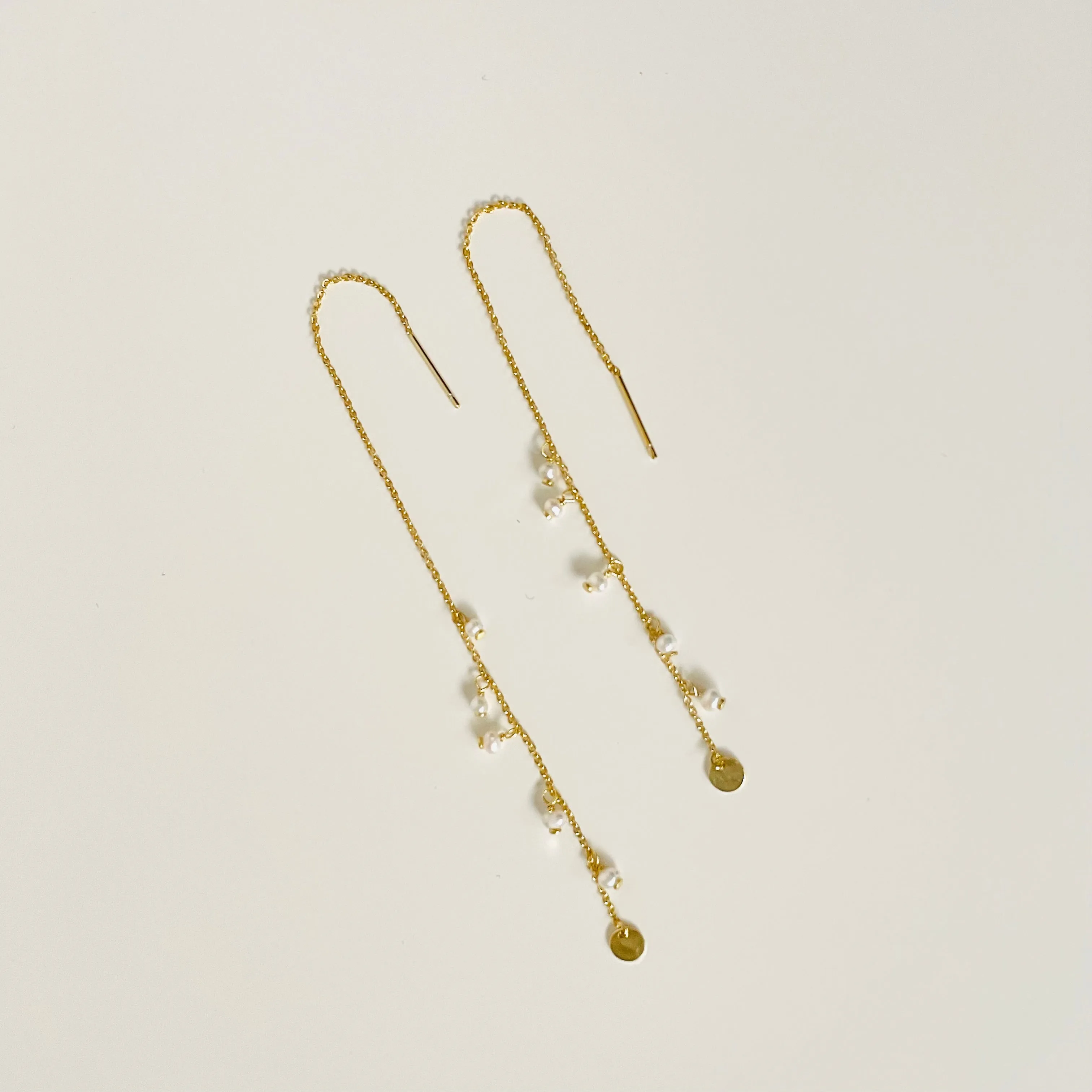 Macha Pearl Ear Threaders