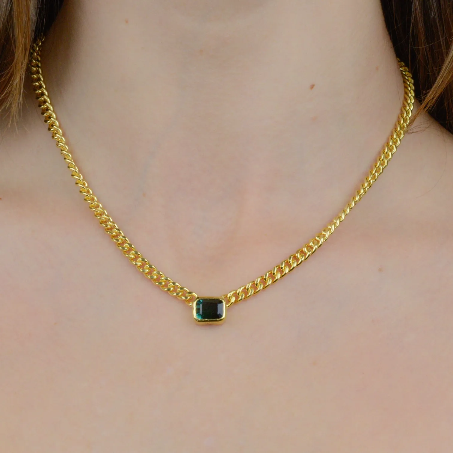 Melon Tourmaline Choker