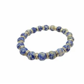 Men's 10mm Natural Gemstone Bead Bracelets