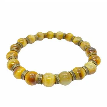 Men's 10mm Natural Gemstone Bead Bracelets