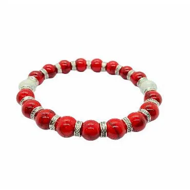 Men's 10mm Natural Gemstone Bead Bracelets