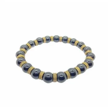 Men's 10mm Natural Gemstone Bead Bracelets