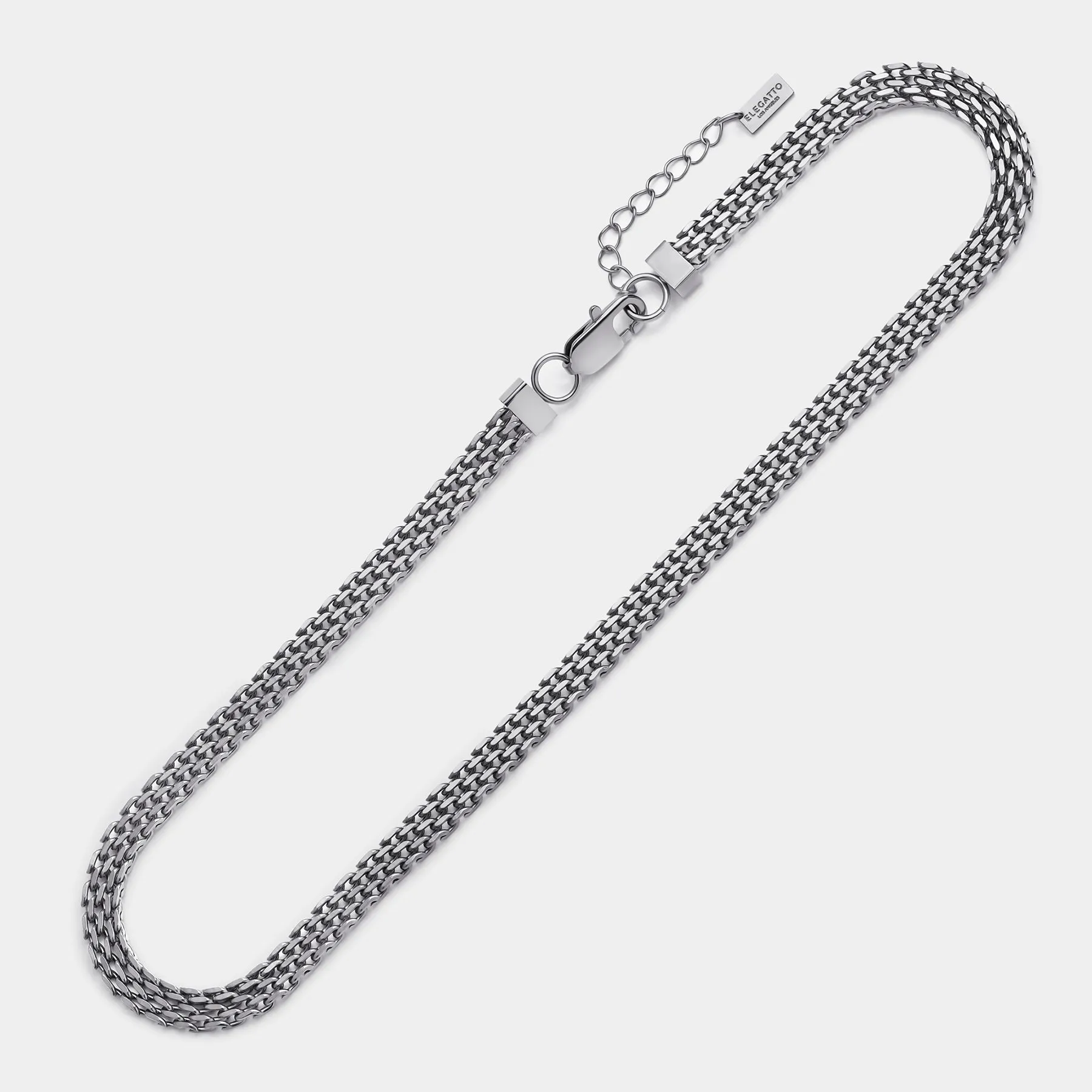 Mesh Choker Silver