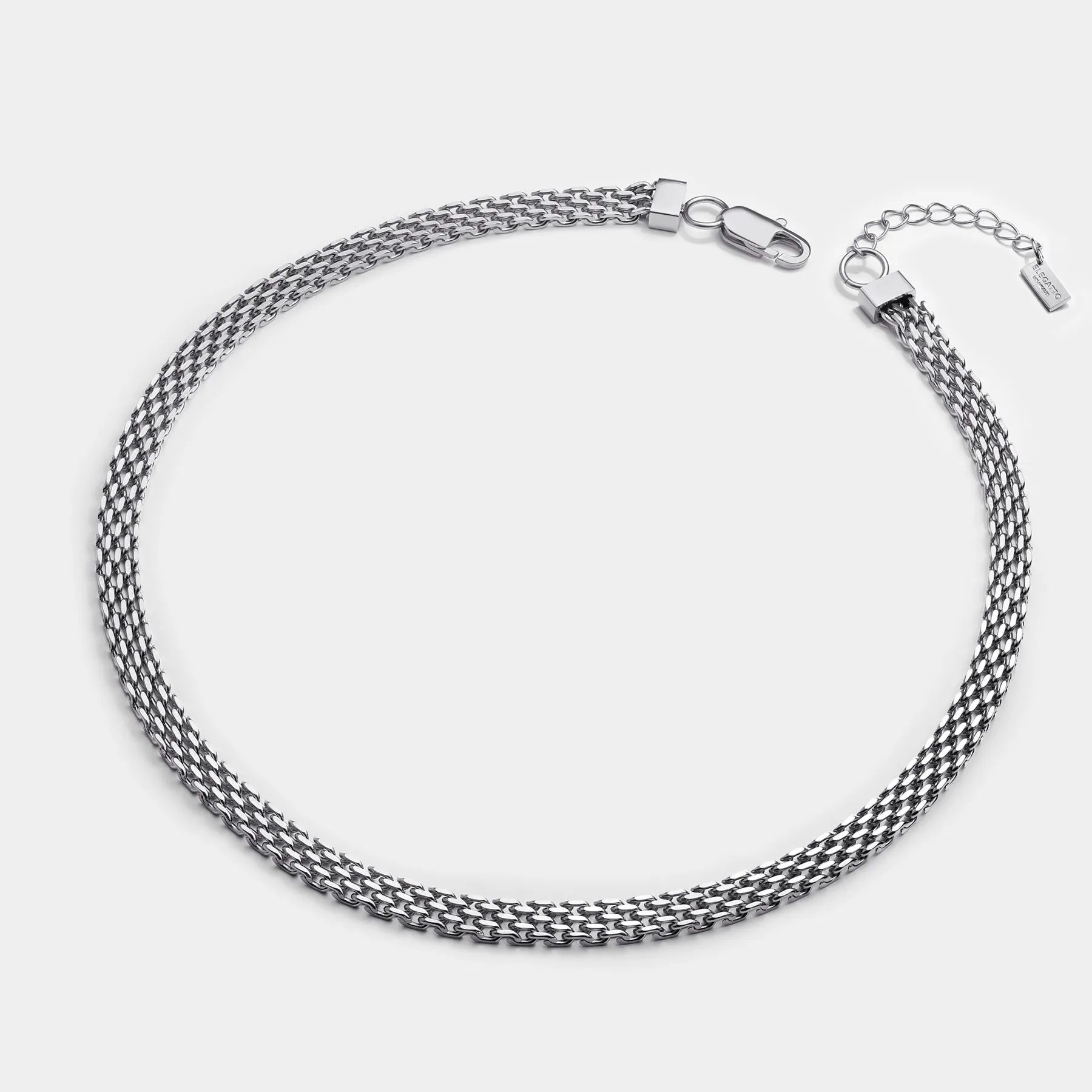 Mesh Choker Silver