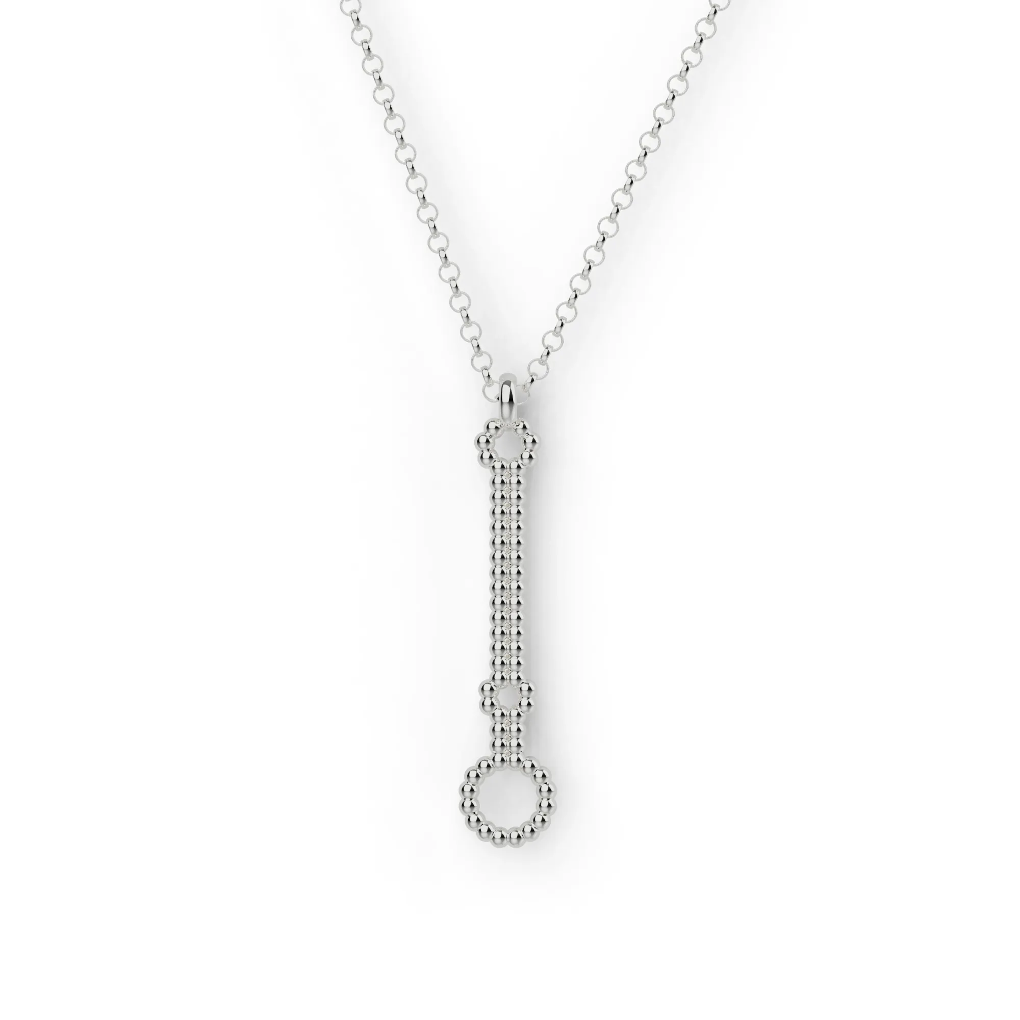 microRNA necklace | silver