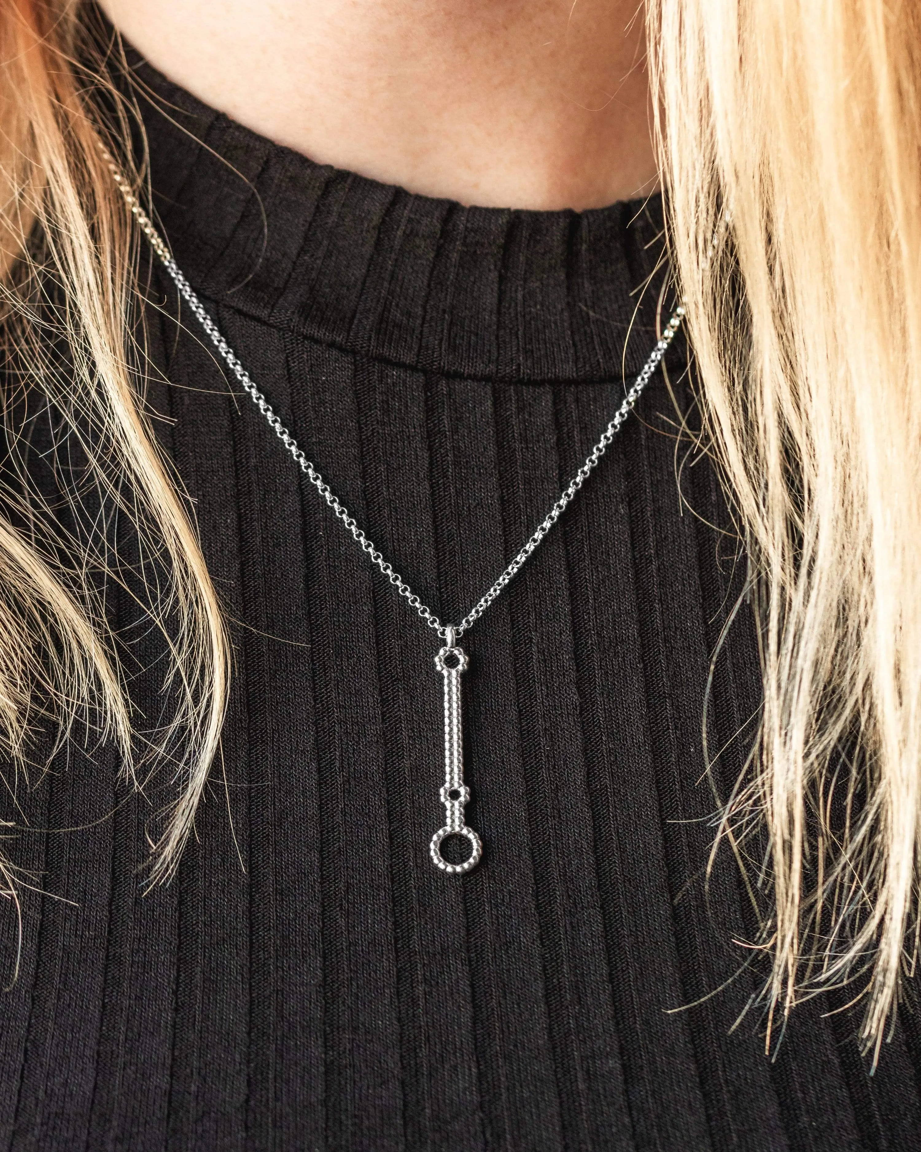 microRNA necklace | silver