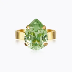 Mini Drop Ring / Peridot