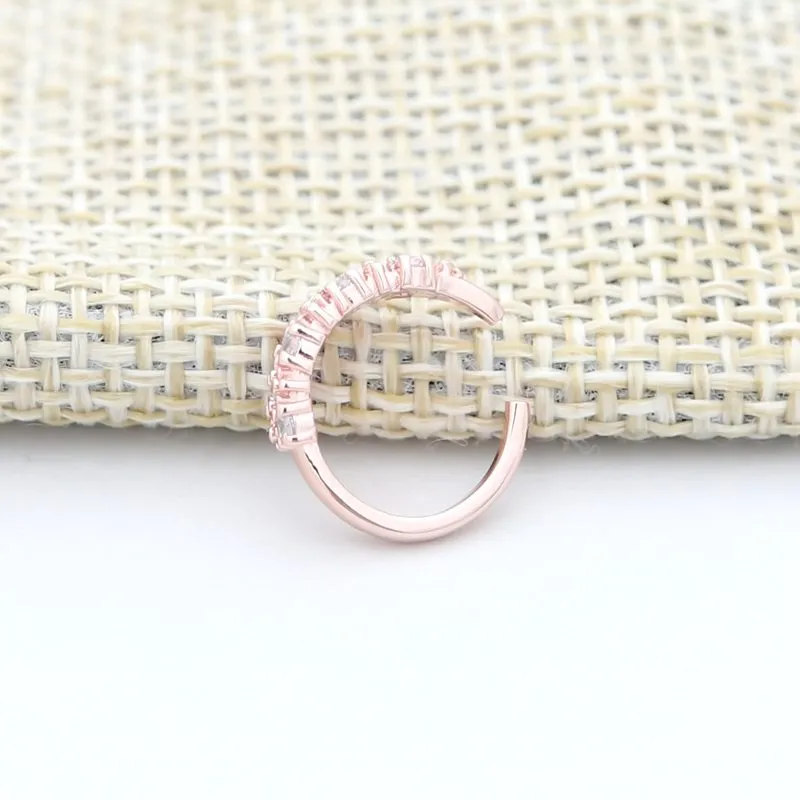 Multi CZ Ear Cuff - Rose Gold