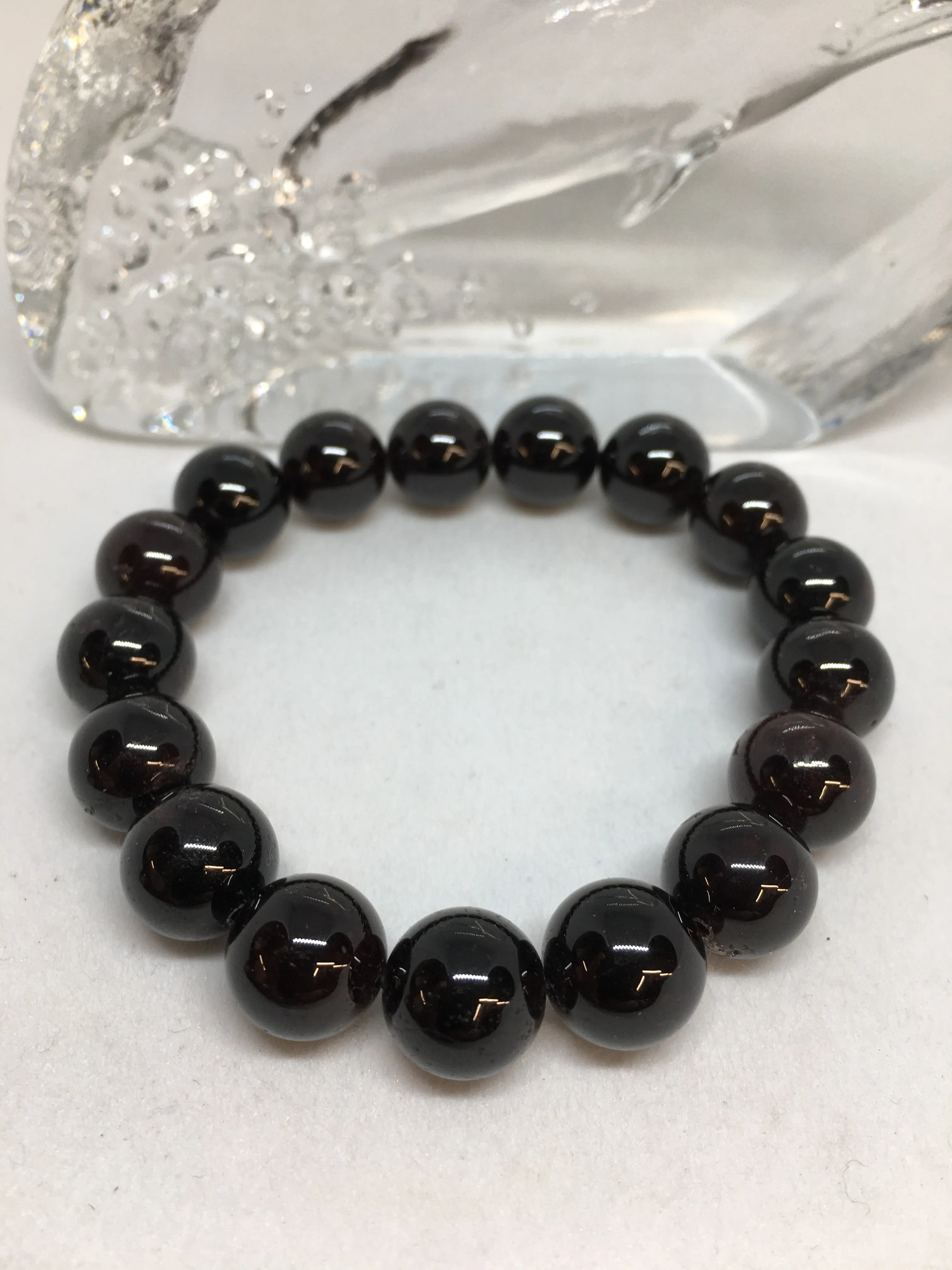 Natural Garnet Gemstone Bracelet for Sale - Beaded Bracelets For Men