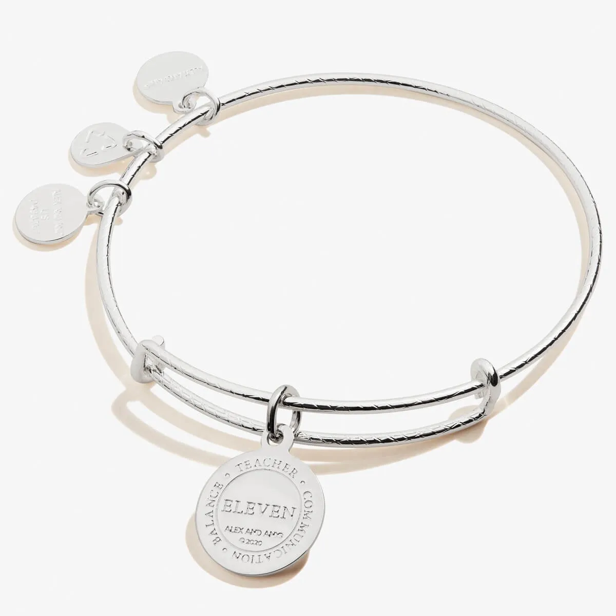 Number 11 Charm Bangle