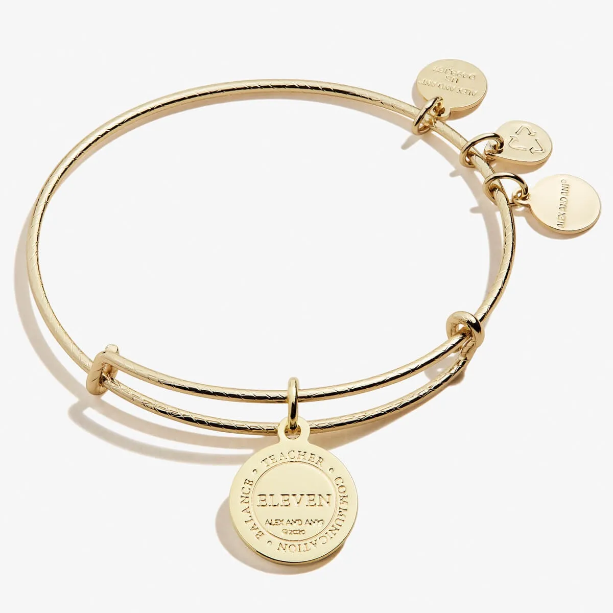 Number 11 Charm Bangle